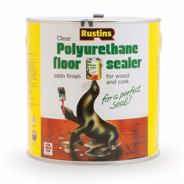 Gammaldags polyuretanlack floor seal satin