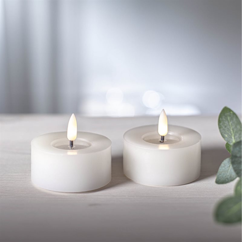 LED Värmeljus 2-pack Flamme Flow 5,5 cm