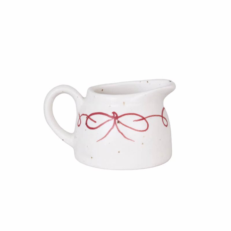 Mjölkkanna Viola Rosett Röd