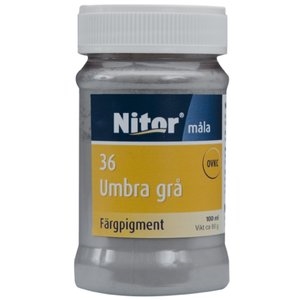 Pigment Umbra grå nr 36