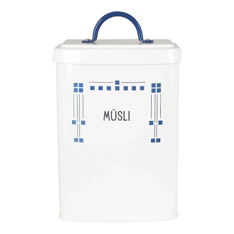 Plåtburk Ines Müsli Blå