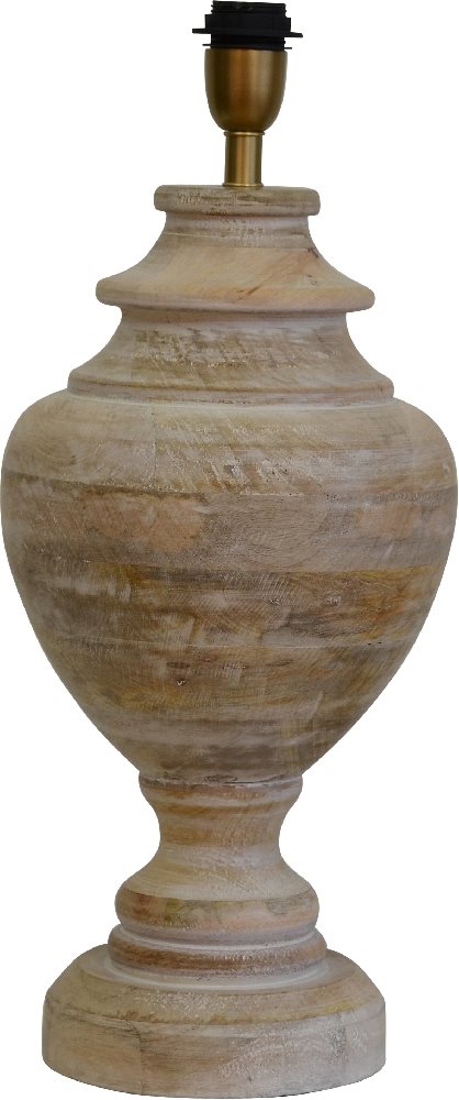 Braxton Lampfot White Wash