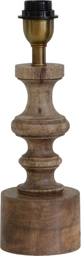 Domino Lampfot L Aged wood