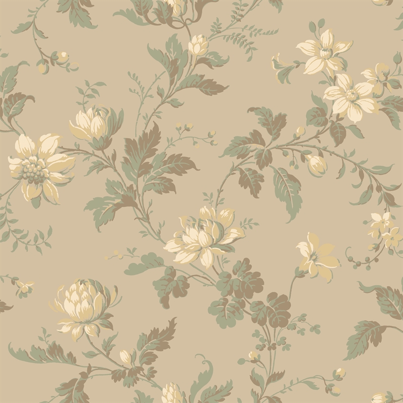 Blomslinga beige