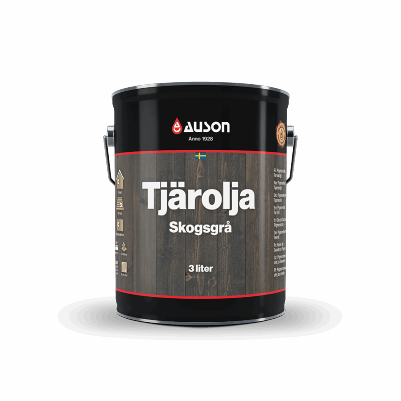 Tjärolja Skogsgrå 3 liter