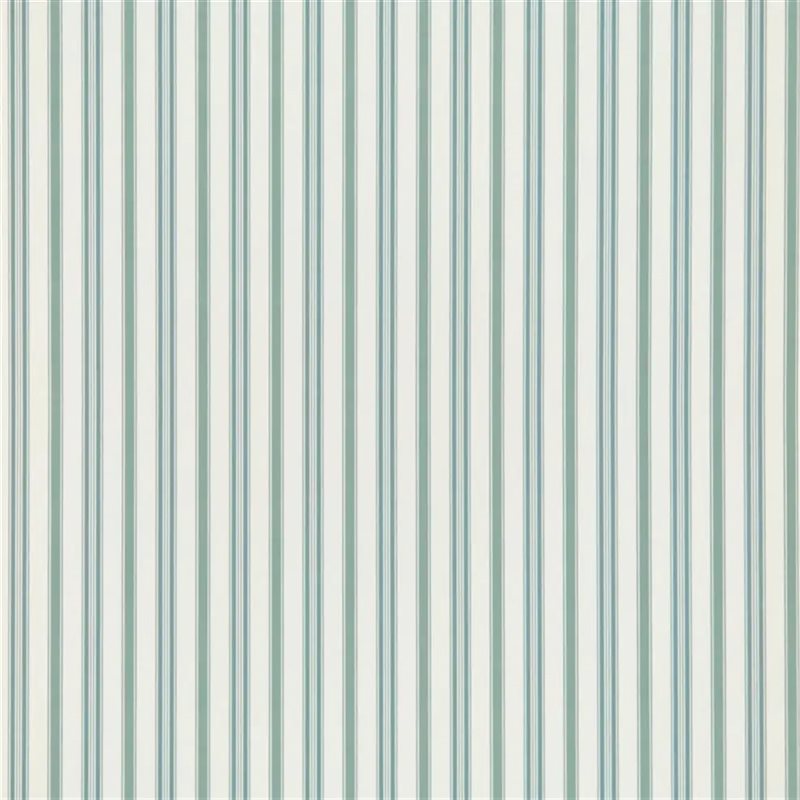 Basil Stripe Teal Blue