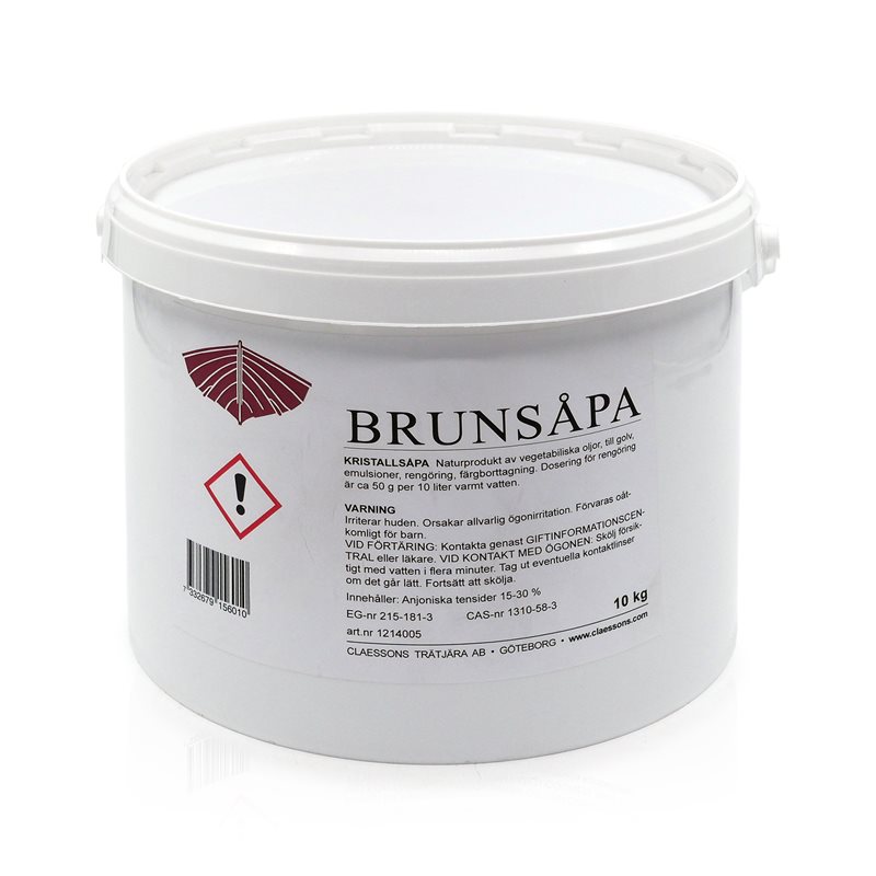 Dansk brunsåpa/kristallsåpa