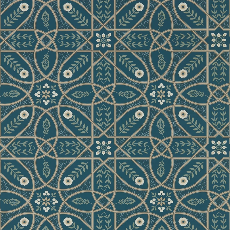 Brophy Trellis Deep Teal