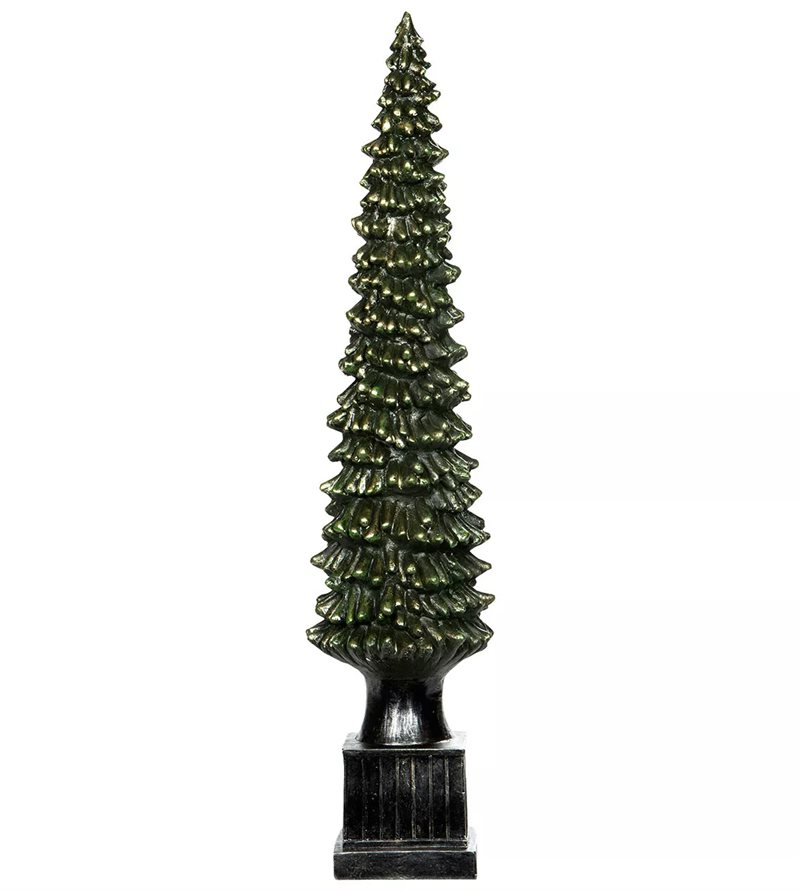 Gran Lyx Mörkgrön/Svart 70 cm