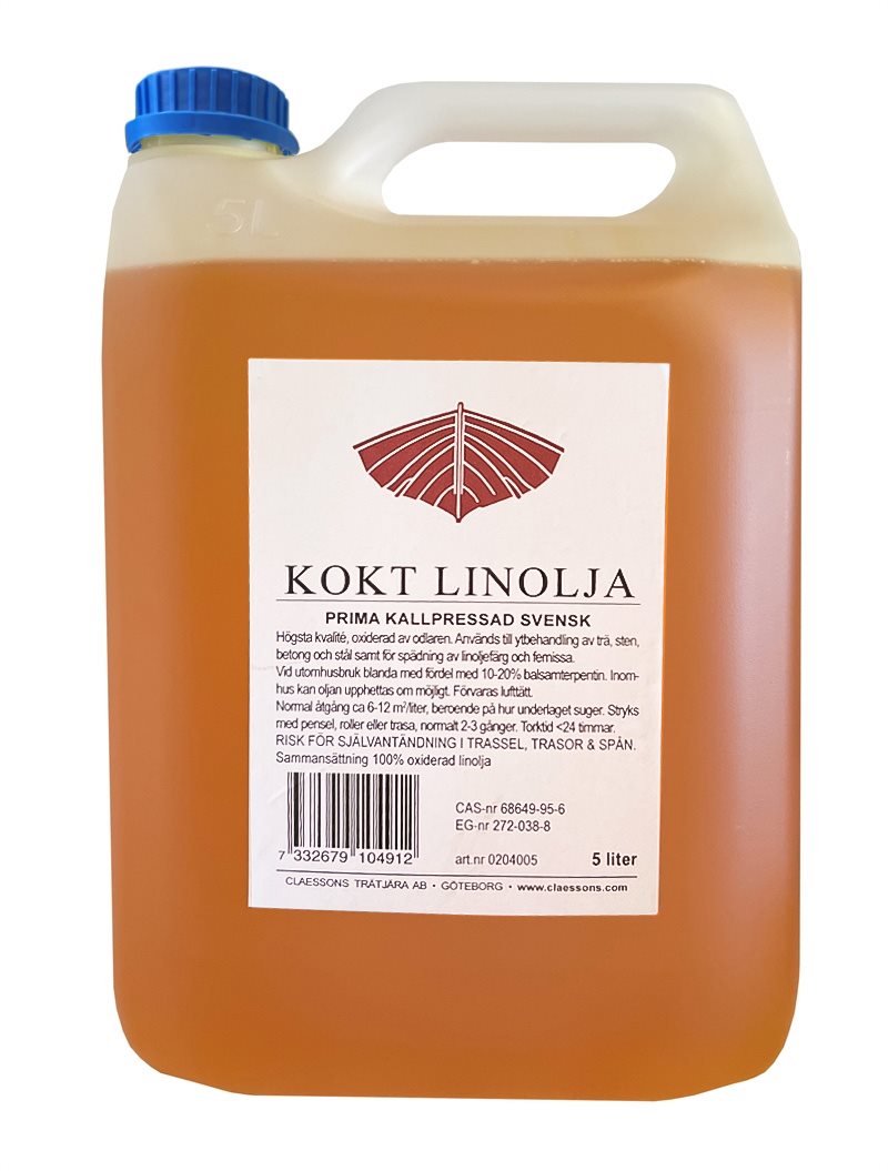 Äkta Kokt Linolja