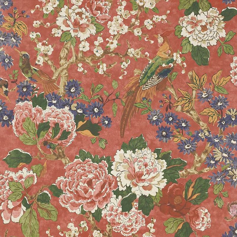 W7003-04-JARDINE-WALLPAPER-BY-COLEFAX-AND-FOWLER-Red