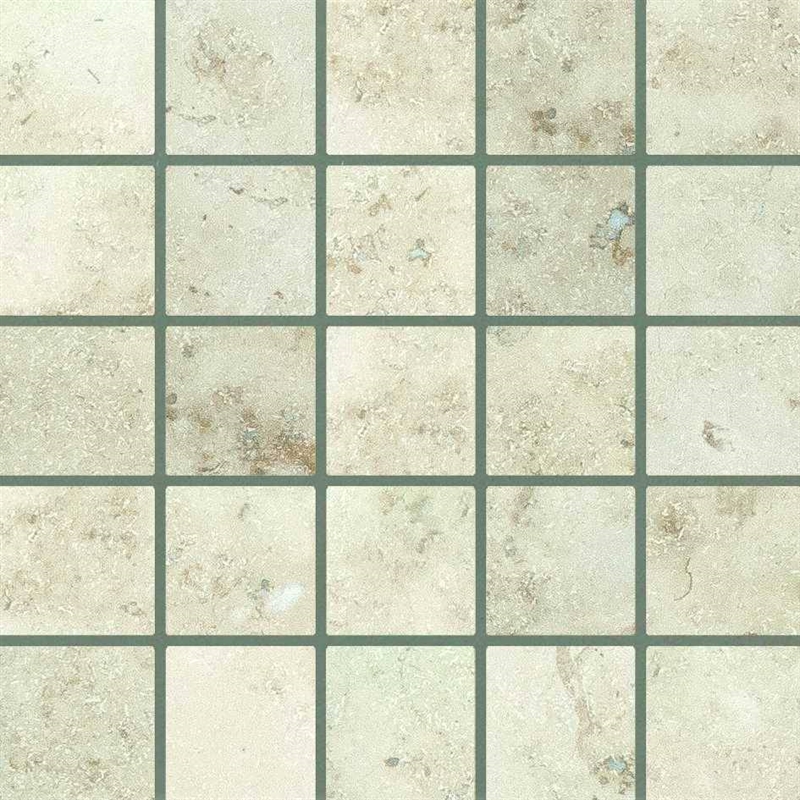 Amonite Blanco Mosaik 5x5cm (30x30cm ark)