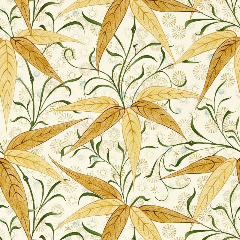 bamboo-morris-and-co-sunflower-wallpaper-217358-image01