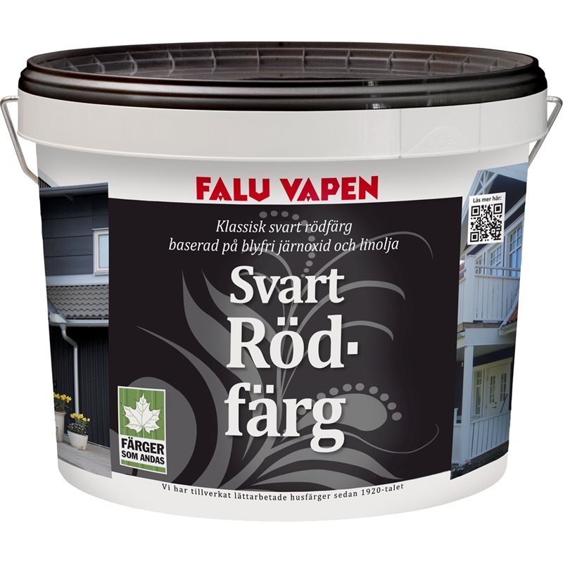 Falu Vapen Rödfärg Svart