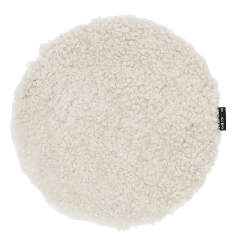 Curly Sittdyna Fårskinn Beige