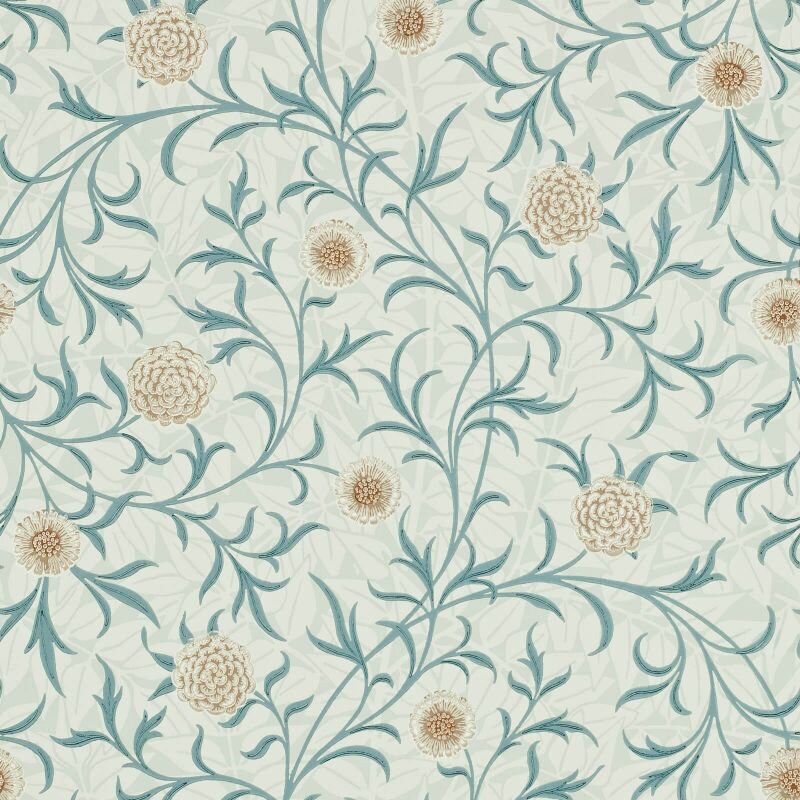 scroll-morris-and-co-loden-slate-wallpaper-210362-image01