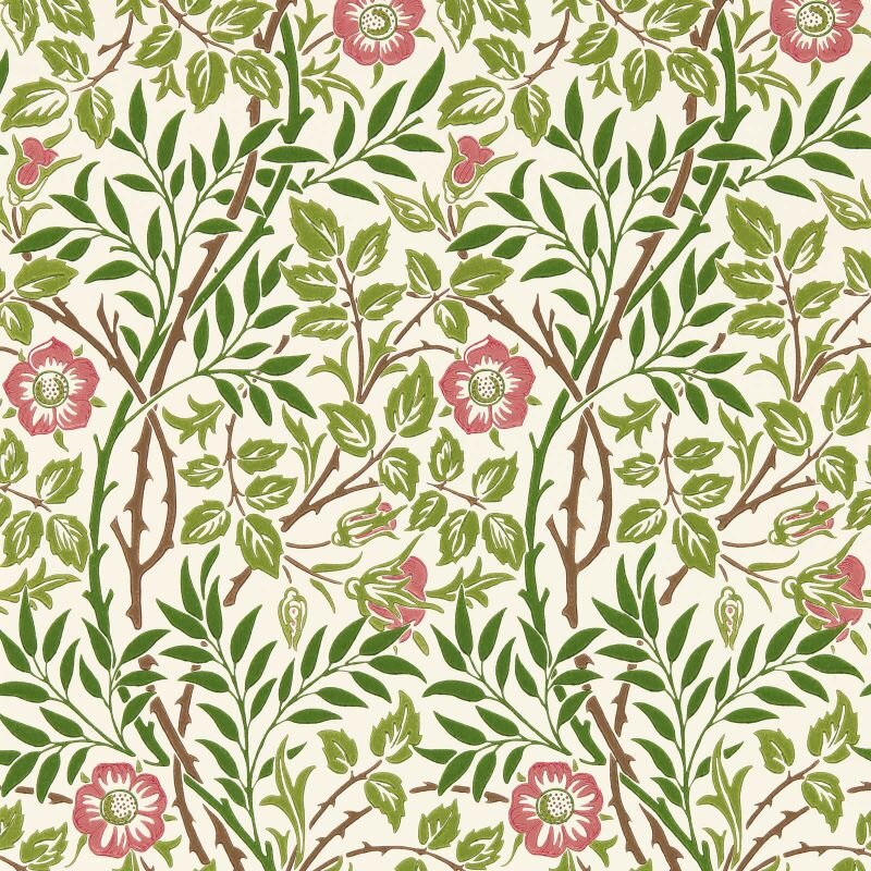 sweet-briar-morris-and-co-boughs-rose-wallpaper-217370-image01