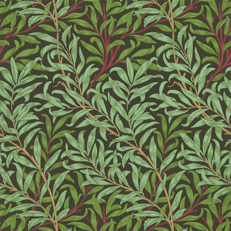 william-morris-WILLOW-BOUGHS-bitter-chocolate-DBPW216950