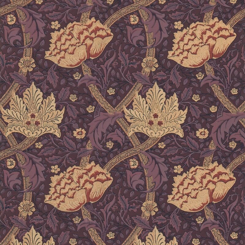 windrush-morris-and-co-aubergine-wine-wallpaper-wm8553-3-image01