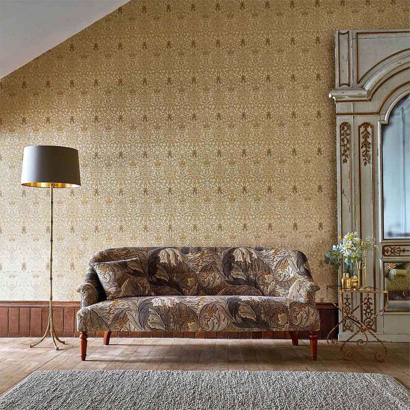 Snakeshead stone/cream | William Morris - Archive Wallpapers IV The Co, حجم الصورة 1366x1366