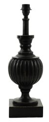Louis Lampfot Antik Svart