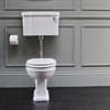 Burlington lågspolande toalett bred cistern